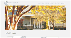 Desktop Screenshot of northhillsclub.clubsoftlinks.com